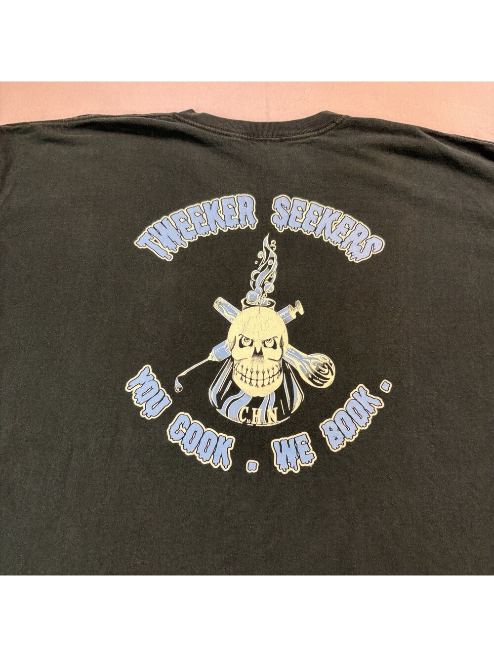Vintage Tweaker Seekers T Shirt Size 2XL Black